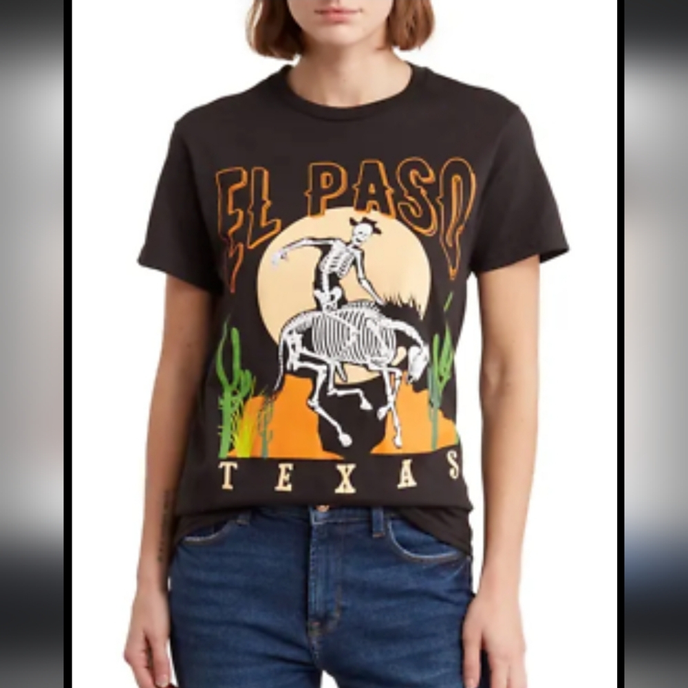 Norstrom Black El Paso Texas Graphic T-Shirt